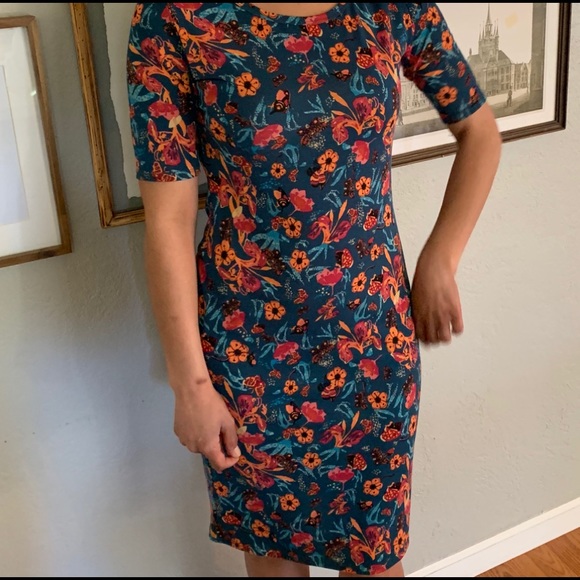 LuLa Roe Floral Dress - Picture 2 of 3